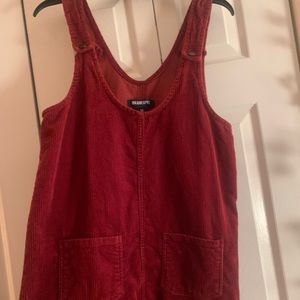 Rust colored dress / red dress